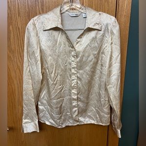 Silk Laura Ashley button down